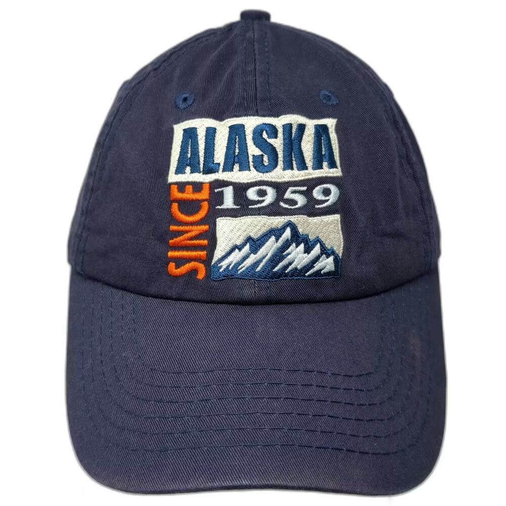 Arctic Circle Enterprises Baseball Cap Blue OS Alaska 1959 Mountain Cotton Hat